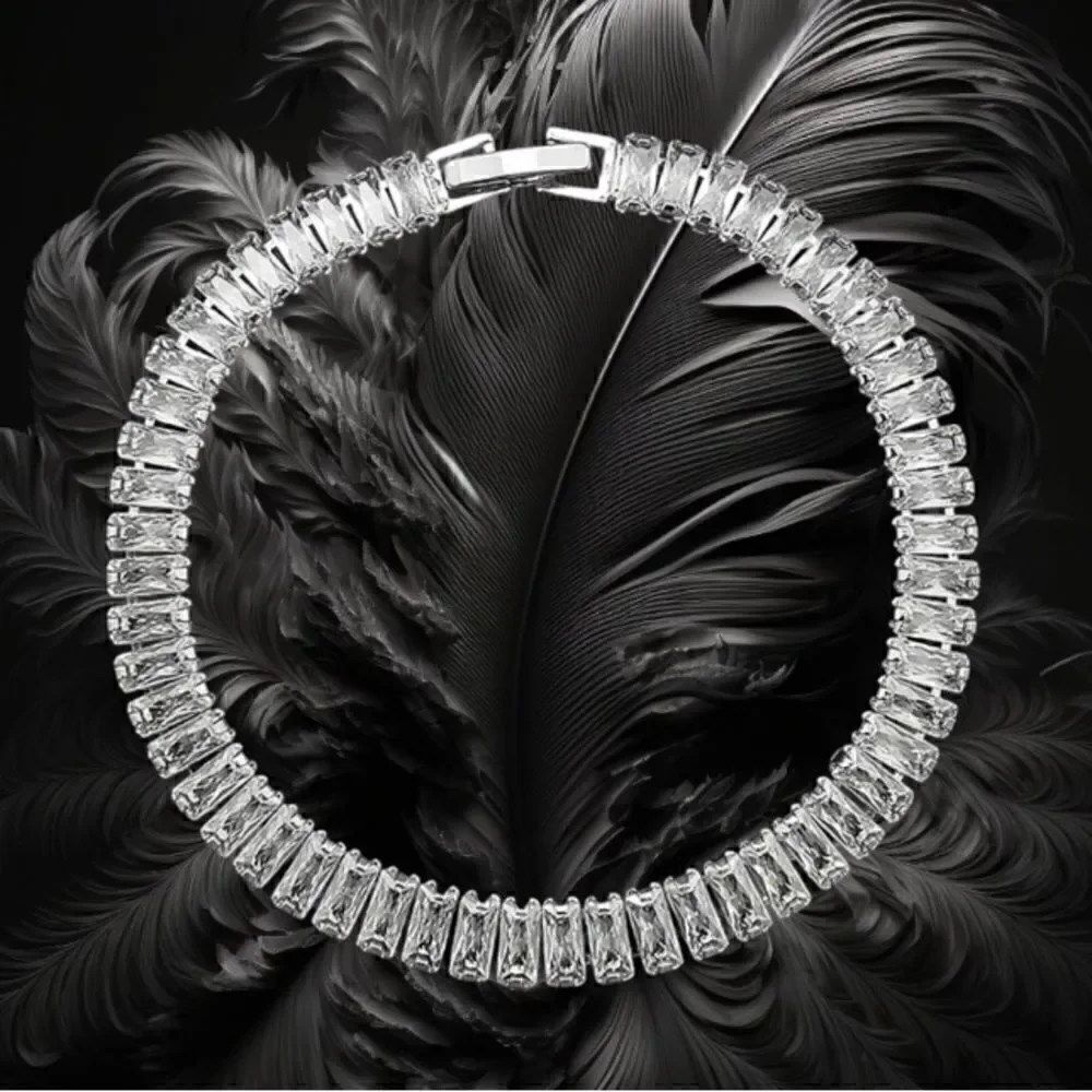 BRAND NEW TENNIS BRACELET PRINCESS CUT